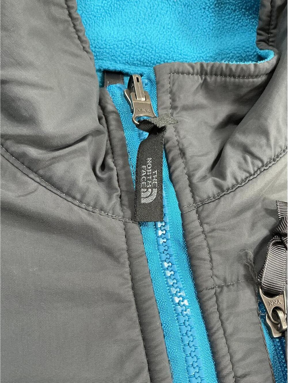 The North Face Polartec Fleece Jacket Blue Gray Full Zip Women's XS - Picture 14 of 14